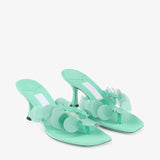 Mint Green With Skirt Slippers And Fairy Shoes Fashion Wear 2025JC New French Cool-Dragging Black
