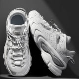 Spring Running Shoes Women Trend Chunky Sneakers Men Couples Platform Sport Shoes Mesh Walking Shoes Zapatos De