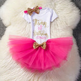 One Year Baby Girl Dress Unicorn Party Girls Tutu Dress Toddler Kids Clothes Baby 1st Birthday Outfits infantil
