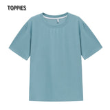 summer t-shirts harajuku oversized t-shirts womens solid color korean fashion girls