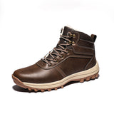 And Winter Rubber Warm Men Sgs Round Head Brown Flat And Retro