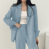 Zingj Suit Jacket Female 2024 New Spring And Fall Korean Version Chic Small Suit Jacket Design Sense