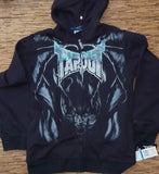 Zipper Hoodie Vintage Street Hip-Hop Loose Printing Spring And Autumn Oversiz 211-0-Outfit