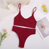 Seamless Bra Set Women Underwear Sexy Crop Top Suit Bralette Female Lingerie Basic Stretchy Ribbed Tank Tops