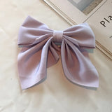 Dot Floral Print Hair Clips Girls Daisy Bow Hairpin Pastoral Retro Style Barrettes Big Bowknot Hairpin Hair