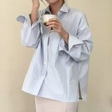 Vintage Back Split Women Blouses Shirts Elegant Single-breasted Female White Shirts 2020 Spring Summer Tops