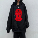 Hip Hop Streetwear Women Hoodies Gothic Harajuku Y2k Sweatshirt Female Fleece Oversized Couple Fashion Pullovers