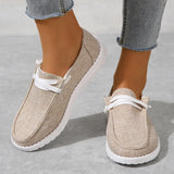 Zingj And Summer New Women's Light And Comfortable Canvas Cloth Top Breathable Flat Single Shoes Women's