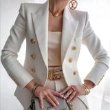 Luxury Blazers Women High Quality Jacket Spring 2022 Female Coat Casual Clothing Office Wear Suit Blazer