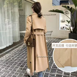Windcoat Woman 2025 Spring And Autumn New Korean English Wind Long Short Jacket