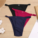 Women's Cotton Briefs Sexy Low Waist Underwear Female Underpant Soft Woman Panty Plus Size Lingerie