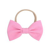 inches Solid Elastic Headband Handmade Boutique Hair Rope For Baby Girls Turban Bow Hair Band Headwear Hair Accessories