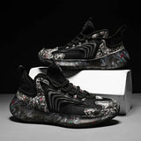 Graffiti Sport Shoes Designer Sneakers Good Quality Breathable Men Running Shoes Chunky Shoes Cushioning Jogging