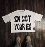 Version Simple Minority Design Cartoon Long Printed Cotton T-Shirt Men's Hip-Hop Harajuku Y2k Loose Couple Blouse 211-0-Outfit