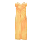 Women's Dress 2025 New Fashion Print Net Corset
