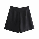 New Spring Autumn Women Shorts Simple Style Sexy Short Pants Hight Waist Shorts Black Casual OL