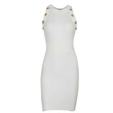hoydsn SEXI DRESS WOMAN CLOTHES SUMMER DRESS WOMAN Black dress sleeveless knitted women's high waist slim wrap hip