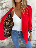 2025 Colored Leopard Stylish Small Suit Jacket