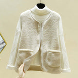 Fleece Vest Women Winter Waistcoat Women Thermal Vest Female Sleeveless Jacket Women Zipper Loose Waistcoat Ladies