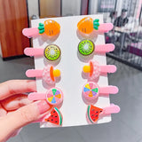 New Girls Cute Cartoon Ice Cream Unicorn Hair Clips Kids Lovely Hairpins Headband Barrettes Fashion Hair