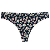 New Sexy Flowers Lingerie Woman Knickers Low-waist Panties Thong Seamless Breathable Underwear Female G String