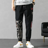 New Summer Splicing Men Large Size Casual Pants Camouflage Men Nine-Point Pants Men Trousers M-8Xl Sports Pants
