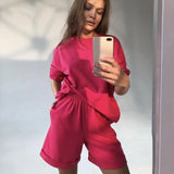 New Solid Rainbow-Colored Fashion Jacket Two Sets Of Fashion Sports And Leisure Suit