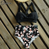 High Waist Bikini 2021 Halter Swimwear Women Swimsuit Female Bikini Set Bodysuit Bathing Suit Summer