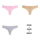 3Pcs/Lot Seamless Panty Set Underwear Female Comfort Intimates Fashion Ladies Low-Rise Briefs Panties Women Sexy