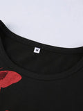 Butterfly Print Crop Tank Top- Outfit