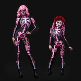 Spot 2025 Halloween Costume Dance Horror Skull Parent-Child Jumpsuit
