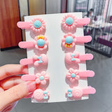 New Girls Cute Cartoon Ice Cream Unicorn Hair Clips Kids Lovely Hairpins Headband Barrettes Fashion Hair