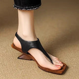 Zingj Toe Sandals Women 2024 New Summer Wear High Heel In Roman Shoes Niche Personality Casual Sandals Women-Outfit