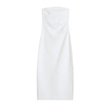 Zingj Fashionable Women's Dress Is Pure, Stylish, Sexy, Chest-Covered, Hips-Wrapped Skirt, Slim, Socialite