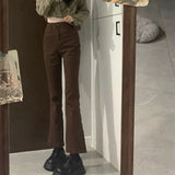 jeans women's spring and autumn 2022 new high-waisted slim all-match black small straight wide-leg mom jeans