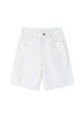 Waist Knee Length Women Jean Shorts Streetwear Hip Hop Denim Shorts Harajuku Baggy Wide Leg Short Pants Female 2022