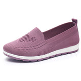 Women Casual Shoes Light Sneakers Breathable Mesh Summer knitted Vulcanized Shoes Plus Size woman flats Shoes Flying net