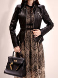 Up The Hollow Lace Dress 2025 New Korean Style Long Dress Fashion Waist Lace Bottom