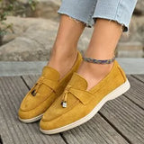 Size 2025 Spring New Round Head Velvet Retro Shoe Sleeve Low Heel Single Shoes Lefu Shoes Direct