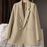 Zingj Suit Jacket Female Spring And Autumn 2024 New Small Spring And Autumn Suit Jacket Temperament Korean Version Casual