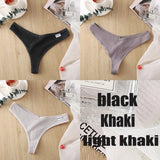 8 Colors Women's Thong G-String Cotton Thongs Women's Panties Sexy V Waist Female Underpants Pantys Lingerie