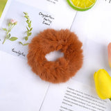 Inches New Winter Women Plush Scrunchie Girls Elastic Hair Bands Ponytail Holder Hair Rope Ties Headwear Hair