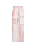 Patchwork Corduroy Cargo Pants- Outfit