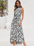 Long Dress Polka Dot Casual Dresses Black Sexy Halter Strapless New 2022 Yellow Sundress Vacation Clothes For