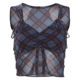 2024 Summer New Women's Waist-Waist Folded Umbilical Umbilical Vest Body
