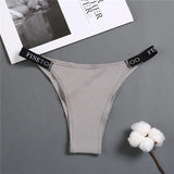 Panties Cotton Briefs Female Underpants Sexy Panties Thong Pantys Solid Color Intimates Lingerie Women