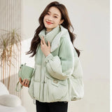 2024 New Cotton Clothes Female Winter Short Korean Version Loose And Thick Small Padded Clothes Cotton-Padded Jacket Advanced Sense Coat Tide-Outfit