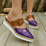 Bleed-Up Head Behind The Empty Sandals Slope And Light Hemp Rope Clasp Women's Shoes Thick-Soled Cool
