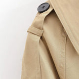 New Fashion Temperament Women's Long-Sleeved Short Wind Coat