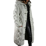 Neck Women's Oversized Sweater Coat Fashion